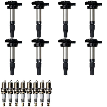 Ignition Coil and Iridium Spark Plugs for Jaguar XJ8 (2004-2009) 4.2L