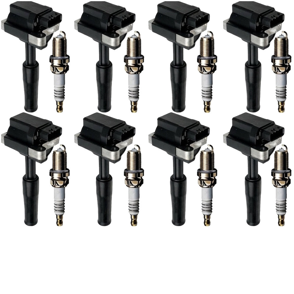 Ignition Coil and Iridium Spark Plugs for Jaguar XJR (1999-2003) 4.0L