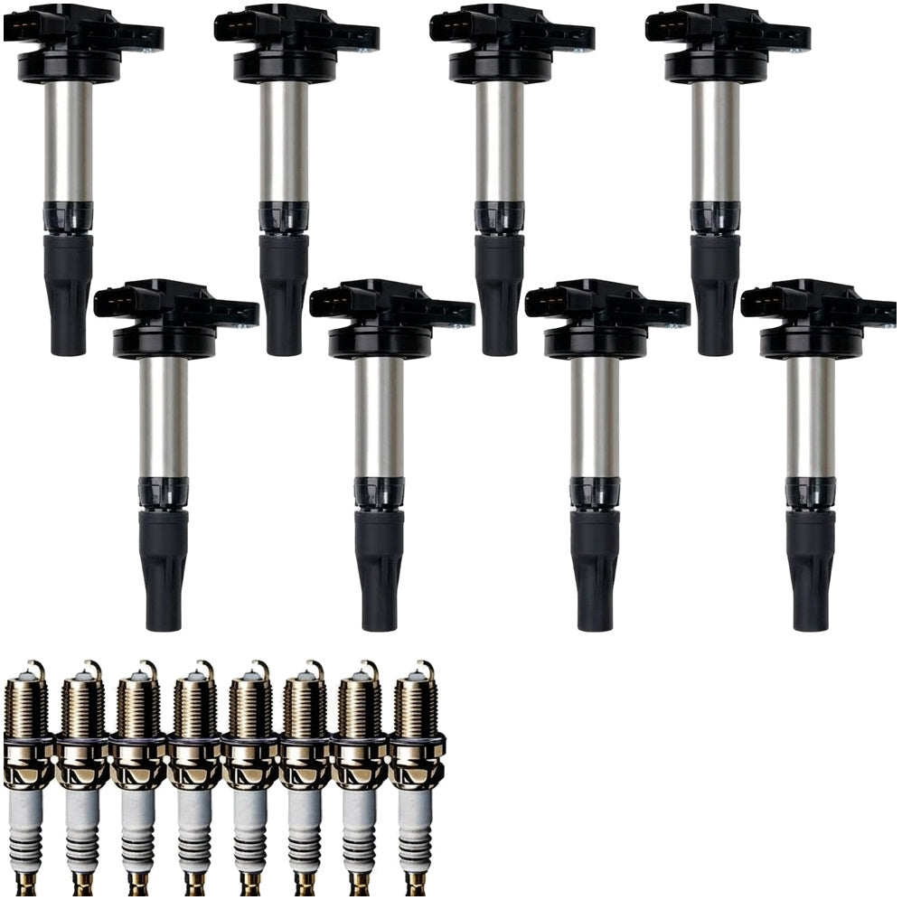 Ignition Coil and Iridium Spark Plugs for Jaguar XJR (2004-2009) 4.2L