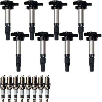 Ignition Coil and Iridium Spark Plugs for Jaguar XJR (2004-2009) 4.2L