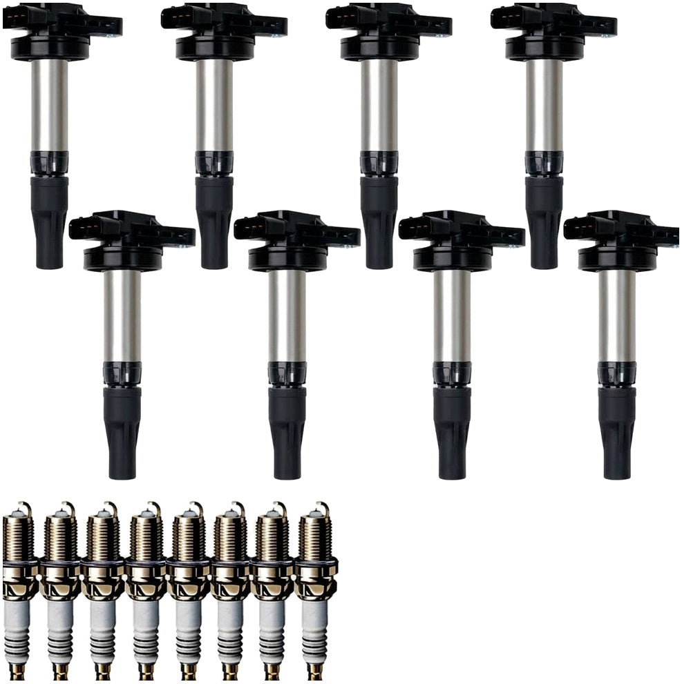 Ignition Coil and Iridium Spark Plugs for Jaguar XK (2007-2009) 4.2L