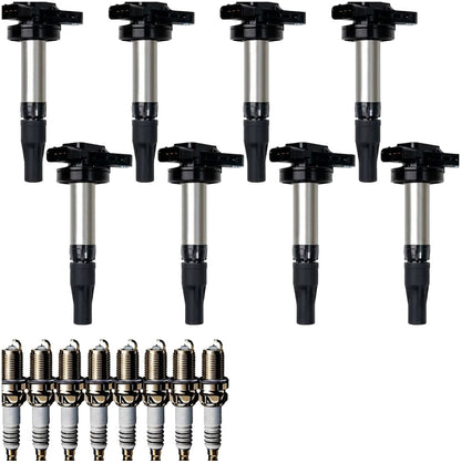 Ignition Coil and Iridium Spark Plugs for Jaguar XK (2007-2009) 4.2L