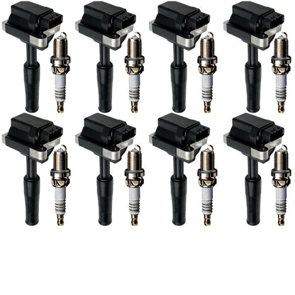 Ignition Coil and Iridium Spark Plugs for Jaguar XK8 (1999-2002) 4.0L