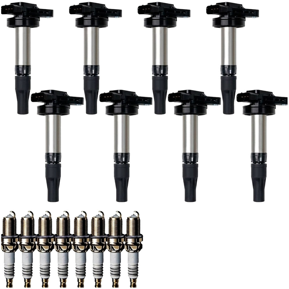 Ignition Coil and Iridium Spark Plugs for Jaguar XKR (2003-2009) 4.2L