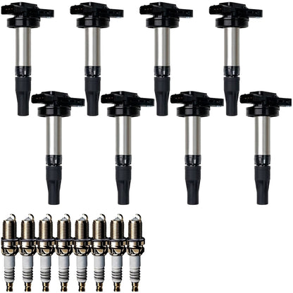 Ignition Coil and Iridium Spark Plugs for Jaguar XKR (2003-2009) 4.2L
