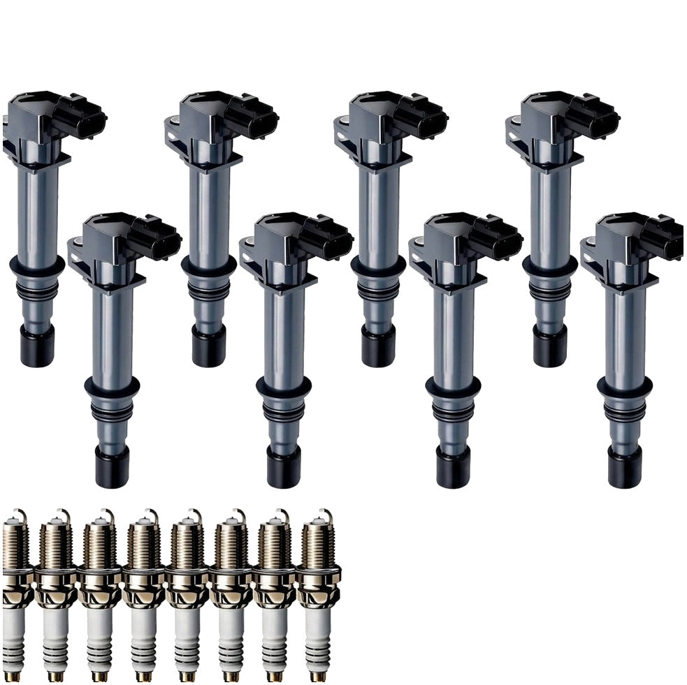 Ignition Coil and Iridium Spark Plugs for Jeep Commander (2006-2008) 4.7L