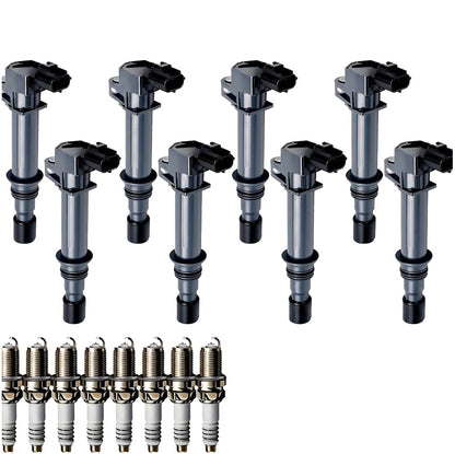 Ignition Coil and Iridium Spark Plugs for Jeep Commander (2006-2008) 4.7L