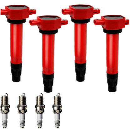 Ignition Coil and Iridium Spark Plugs for Jeep Compass (2007-2017) 2.0L 2.4L