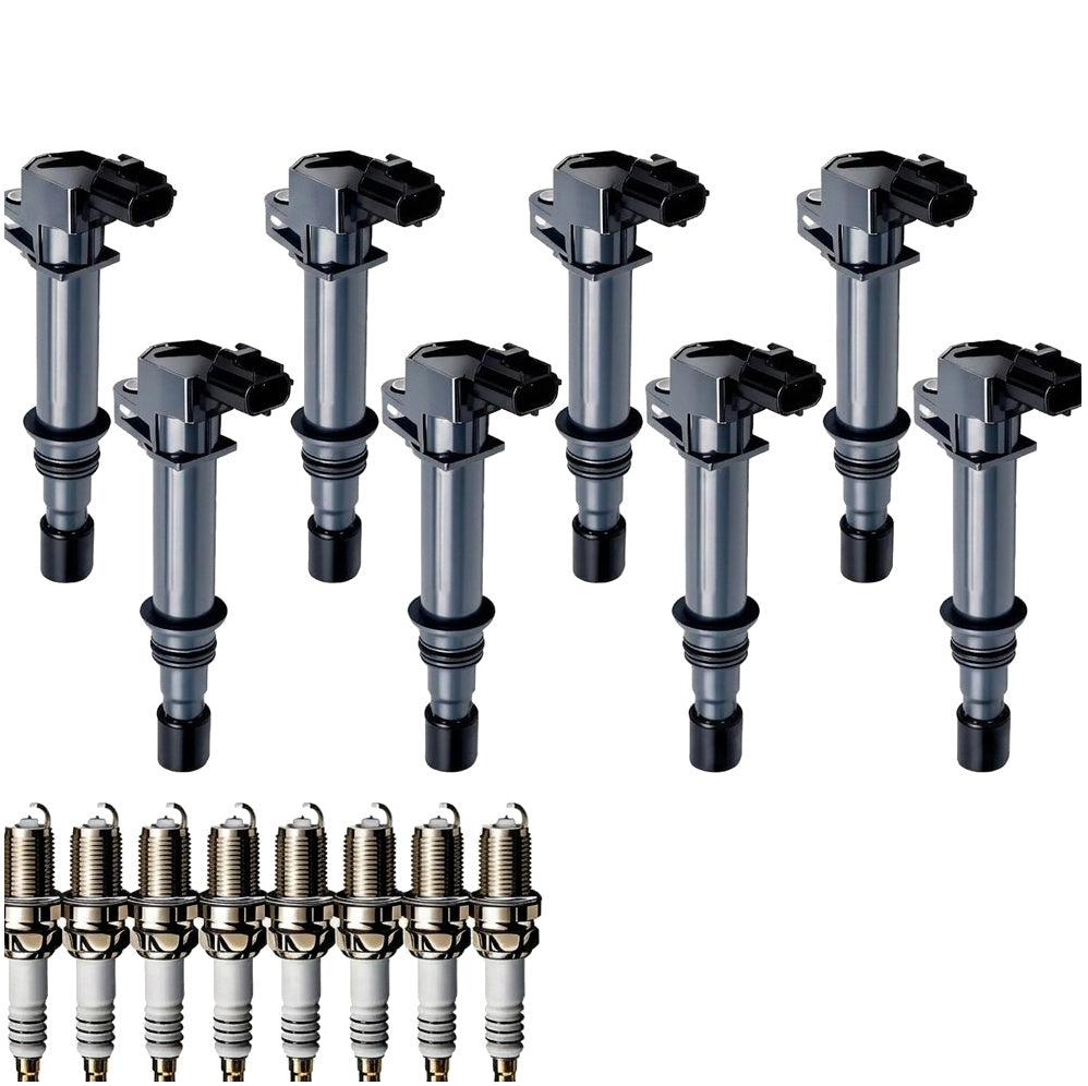 Ignition Coil and Iridium Spark Plugs for Jeep Grand Cherokee (1999-2008) 4.7L