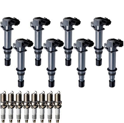Ignition Coil and Iridium Spark Plugs for Jeep Grand Cherokee (1999-2008) 4.7L