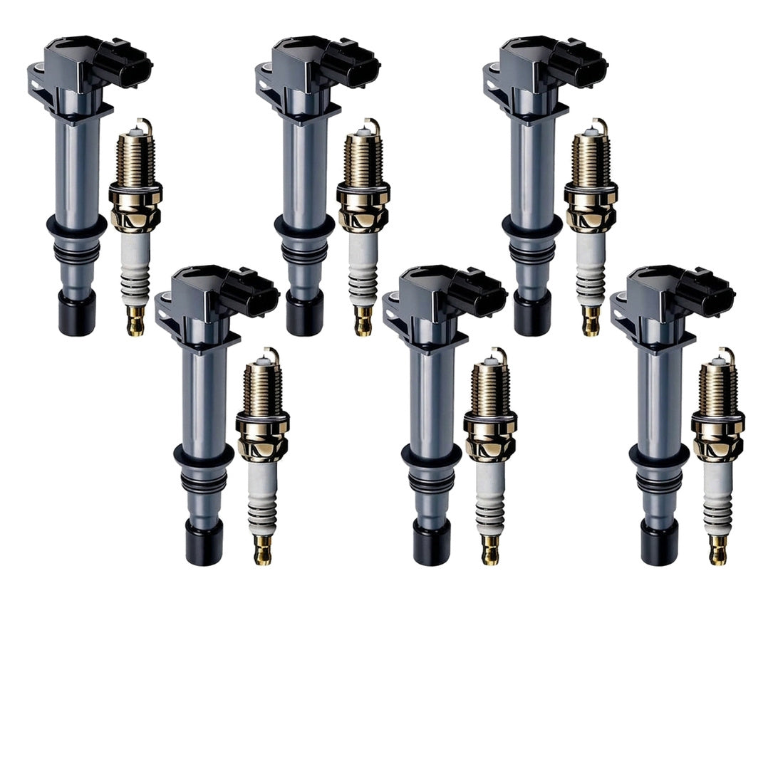 Ignition Coil and Iridium Spark Plugs for Jeep Grand Cherokee (2005-2008) 3.7L