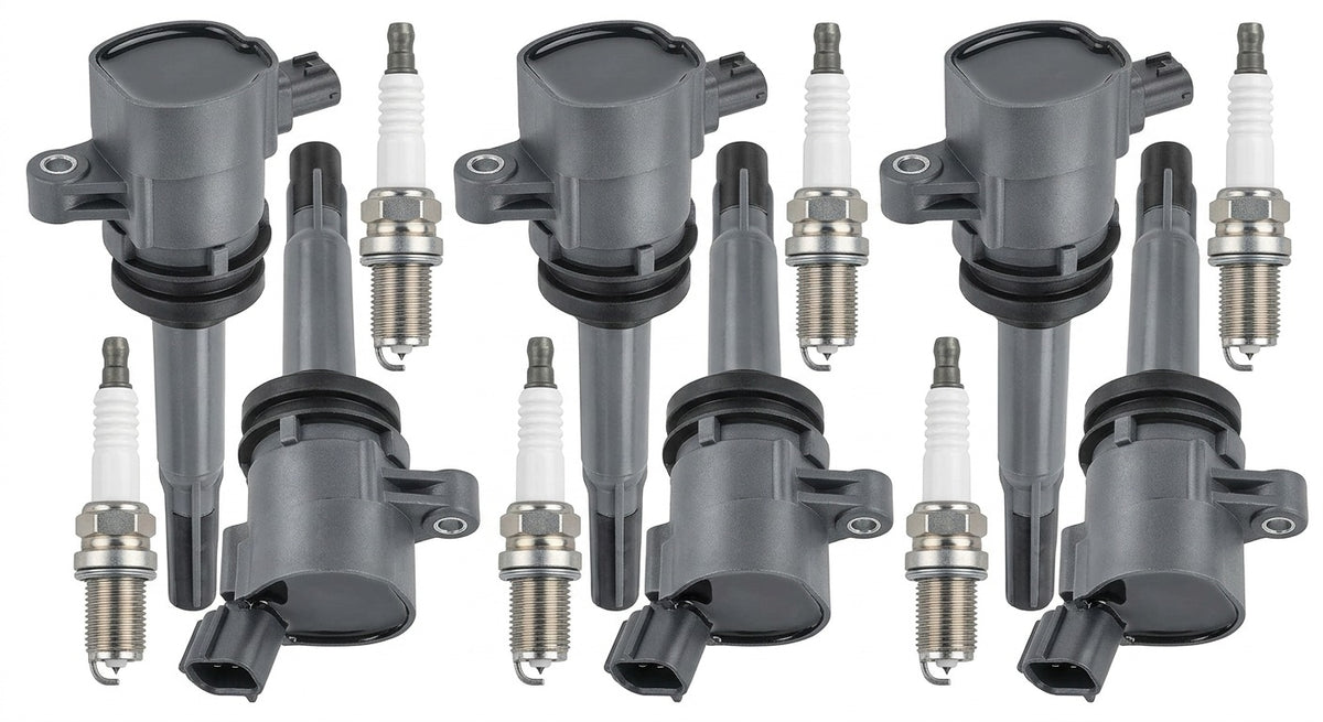 Ignition Coil and Iridium Spark Plugs for Kia Amanti (2007-2009) 3.8L