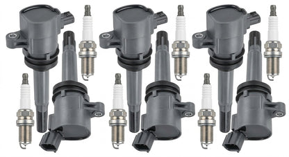 Ignition Coil and Iridium Spark Plugs for Kia Amanti (2007-2009) 3.8L