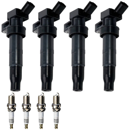 Ignition Coil and Iridium Spark Plugs for Kia Optima (2008-2009) 2.4L