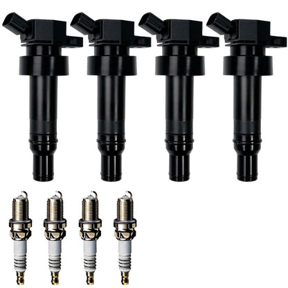 Ignition Coil and Iridium Spark Plugs for Kia Rio (2012-2020) 1.6L