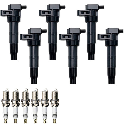 Ignition Coil and Iridium Spark Plugs for Kia Sedona (2006-2012) 3.5L 3.8L