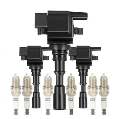 Ignition Coil and Iridium Spark Plugs for Kia Sorento (2003-2006) 3.5L