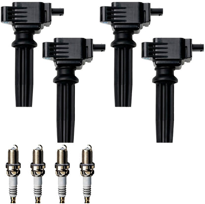 Ignition Coil and Iridium Spark Plugs for Land Rover Discovery Sport (2015-2017) 2.0L