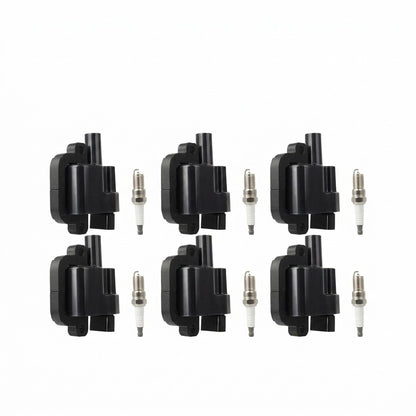 Ignition Coil and Iridium Spark Plugs for Land Rover LR3 (2005-2007) 4.0L
