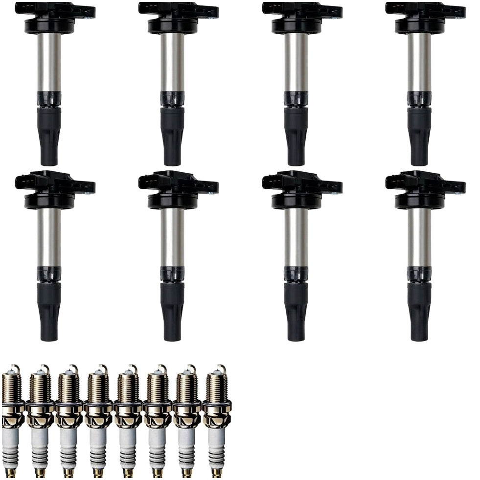 Ignition Coil and Iridium Spark Plugs for Land Rover Range Rover (2006-2009) 4.2L 4.4L