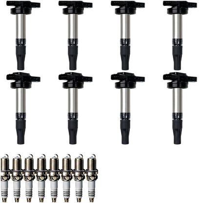 Ignition Coil and Iridium Spark Plugs for Land Rover Range Rover (2006-2009) 4.2L 4.4L