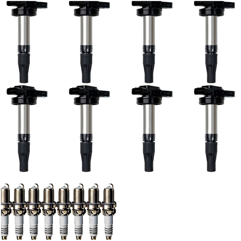Ignition Coil and Iridium Spark Plugs for Land Rover Range Rover Sport (2006-2009) 4.2L 4.4L