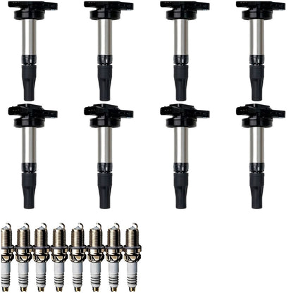 Ignition Coil and Iridium Spark Plugs for Land Rover Range Rover Sport (2006-2009) 4.2L 4.4L