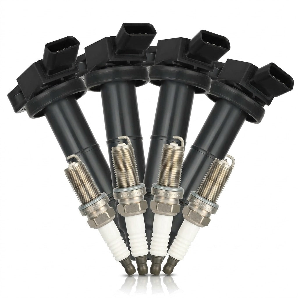 Ignition Coil and Iridium Spark Plugs for Lexus HS250h (2010-2012) 2.4L