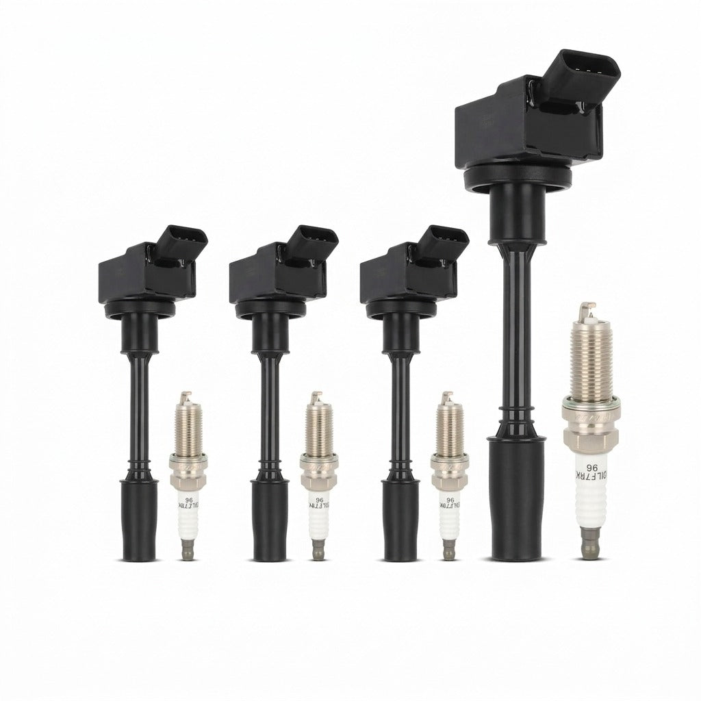 Ignition Coil and Iridium Spark Plugs for Lexus RC200t (2016-2017) 2.0L