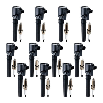 Ignition Coil and Iridium Spark Plugs for Lincoln LS (2000-2006) 3.9L