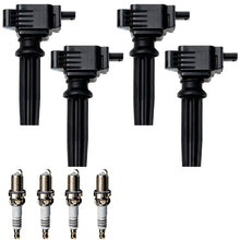 Ignition Coil and Iridium Spark Plugs for Lincoln MKC (2015-2019) 2.3L