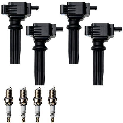 Ignition Coil and Iridium Spark Plugs for Lincoln MKC (2015-2019) 2.3L