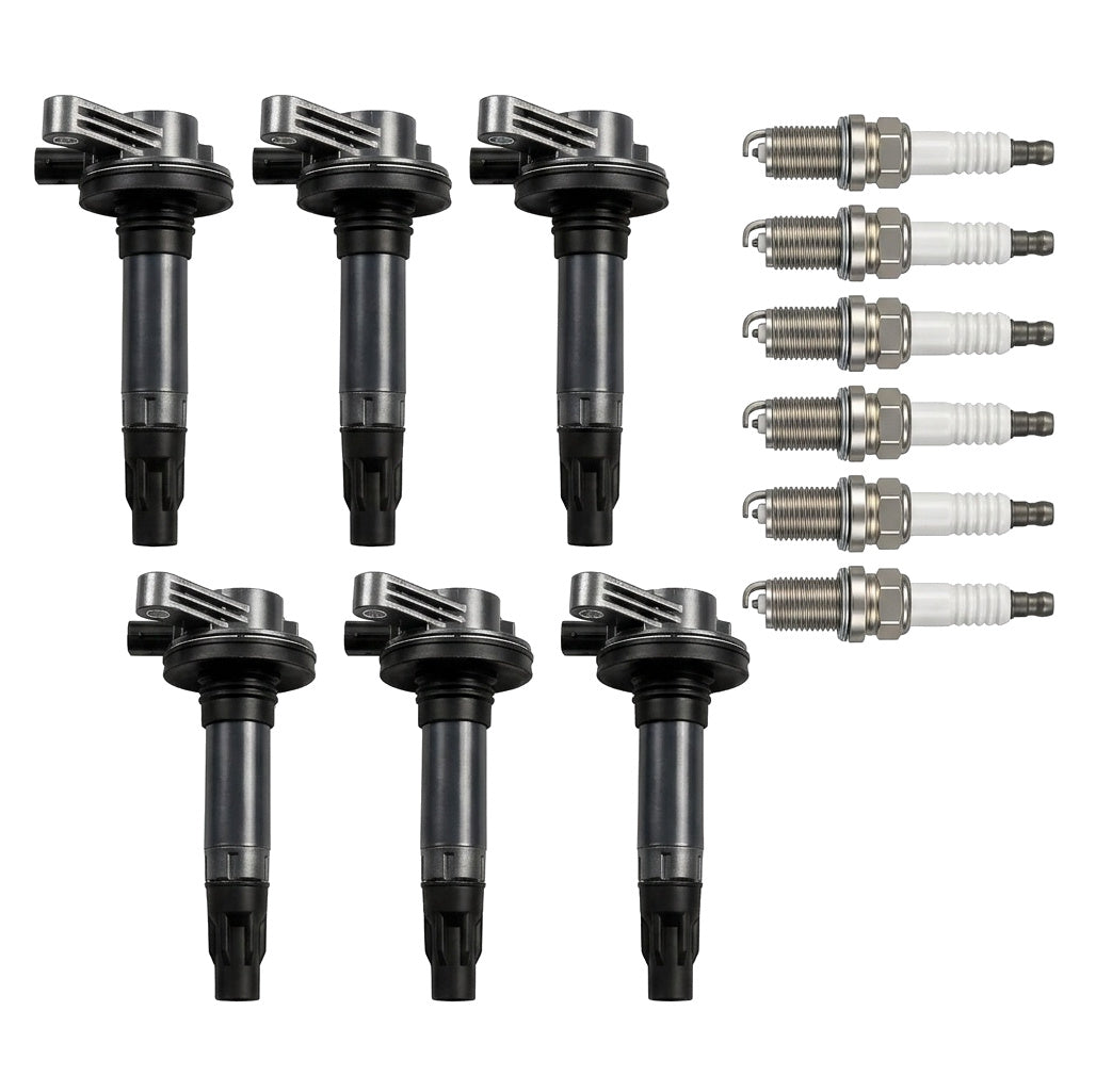 Ignition Coil and Iridium Spark Plugs for Lincoln MKX (2007-2010) 3.5L