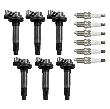 Ignition Coil and Iridium Spark Plugs for Lincoln MKZ (2007-2012) 3.5L