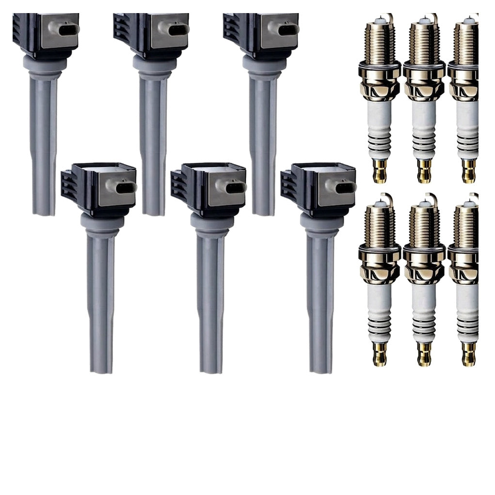 Ignition Coil and Iridium Spark Plugs for Lincoln MKZ (2017-2020) 3.0L