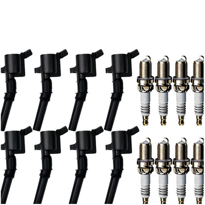 Ignition Coil and Iridium Spark Plugs for Lincoln Navigator (1998-1999) 5.4L
