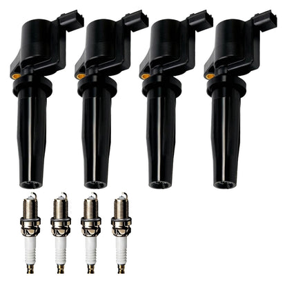 Ignition Coil and Iridium Spark Plugs for Mazda 3 (2004-2005) 2.0L