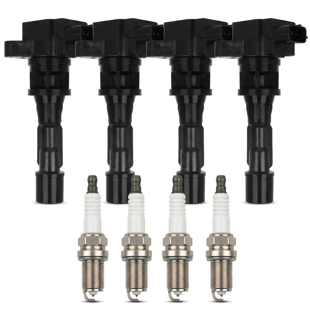 Ignition Coil and Iridium Spark Plugs for Mazda 5 (2008-2015) 2.3L
