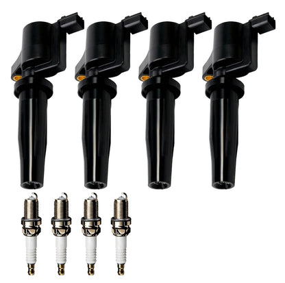 Ignition Coil and Iridium Spark Plugs for Mazda 6 (2003-2005) 2.3L