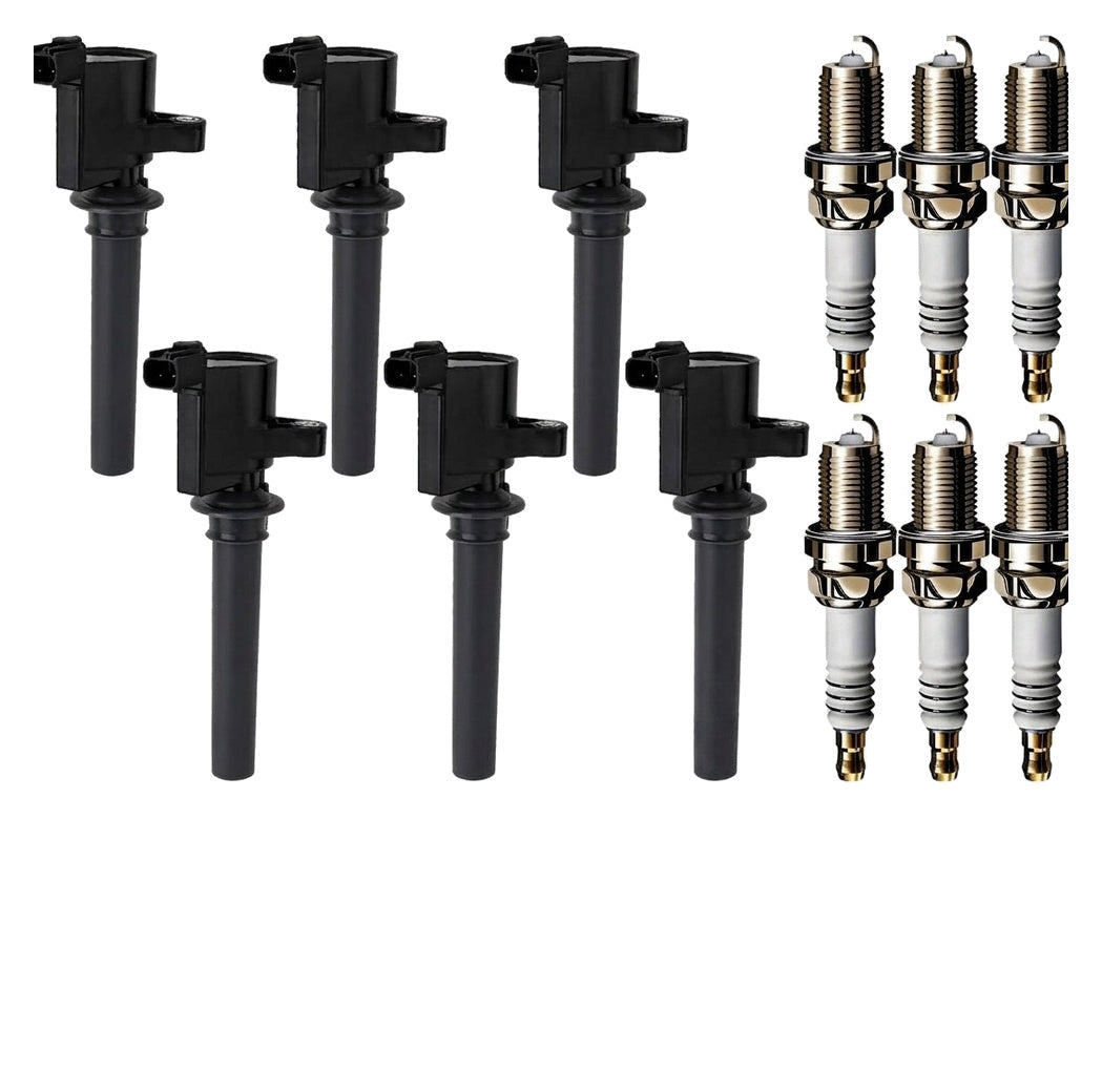 Ignition Coil and Iridium Spark Plugs for Mazda 6 (2003-2008) 3.0L