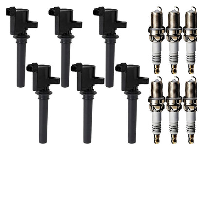 Ignition Coil and Iridium Spark Plugs for Mazda 6 (2003-2008) 3.0L