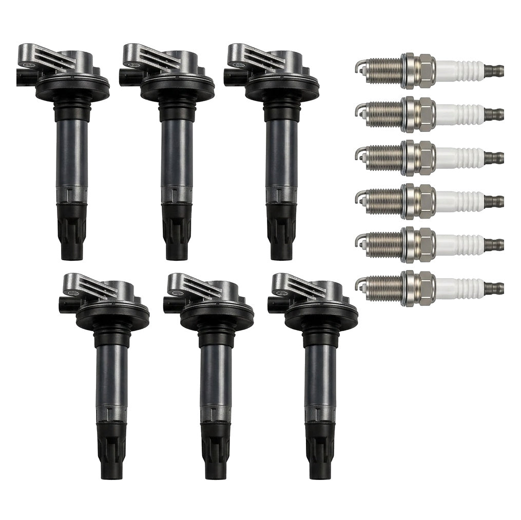 Ignition Coil and Iridium Spark Plugs for Mazda 6 (2009-2013) 3.7L