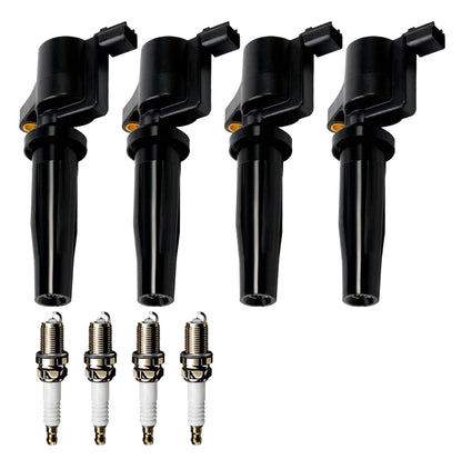 Ignition Coil and Iridium Spark Plugs for Mazda B2300 (2001-2007) 2.3L
