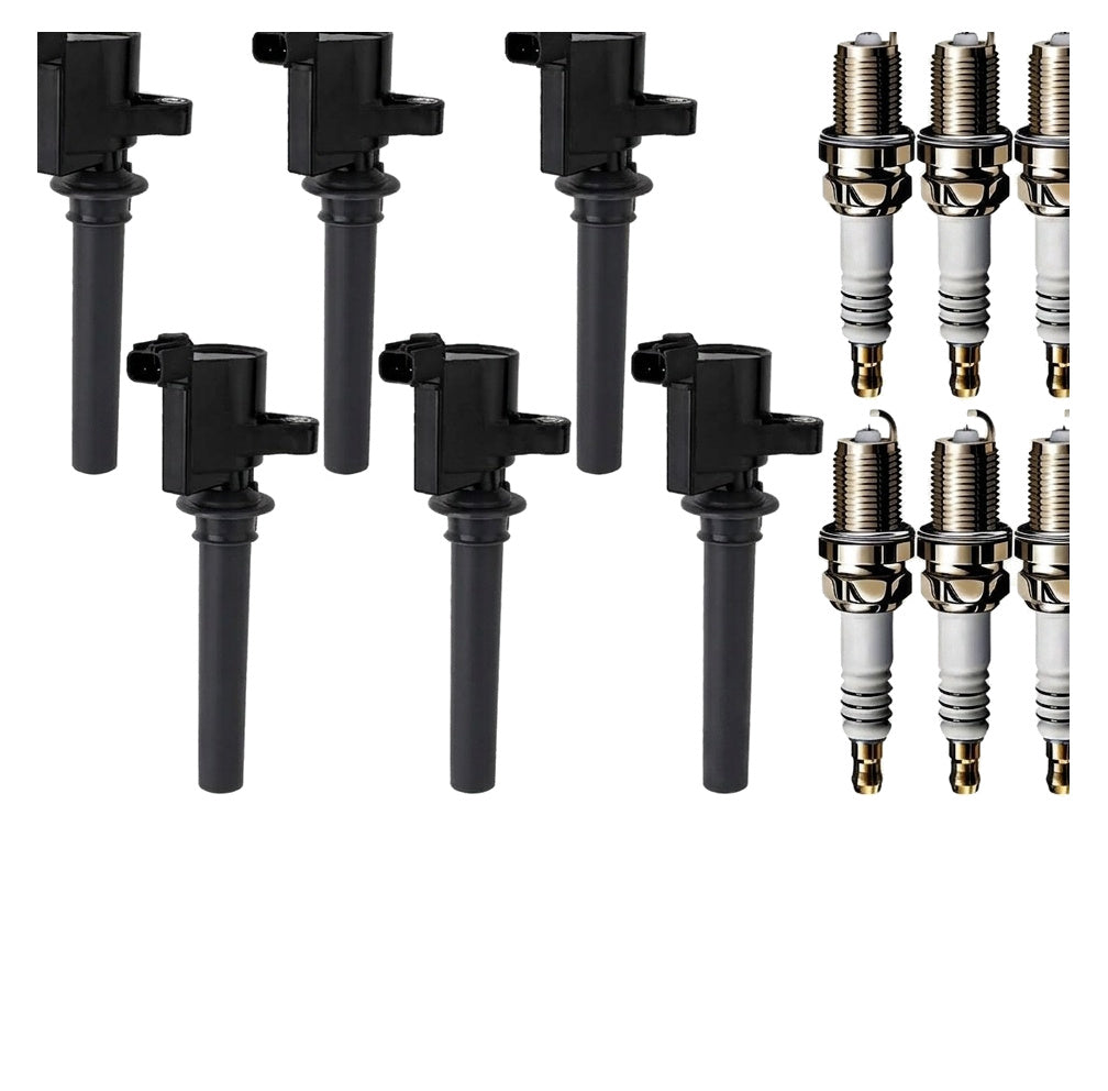 Ignition Coil and Iridium Spark Plugs for Mazda MPV (2002-2006) 3.0L