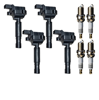 Ignition Coil and Iridium Spark Plugs for Mercedes Benz C-Class (2012-2015) 1.8L