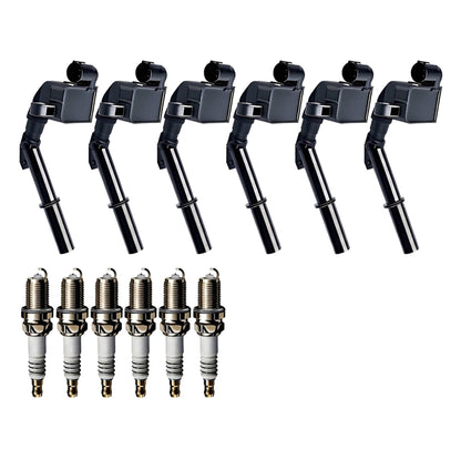 Ignition Coil and Iridium Spark Plugs for Mercedes Benz C-Class (2012-2015) 3.5L