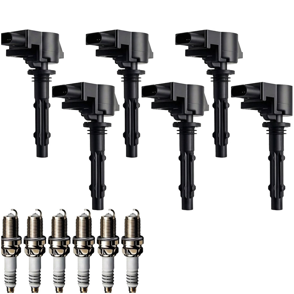 Ignition Coil and Iridium Spark Plugs for Mercedes Benz E-Class (2006-2011) 3.5L