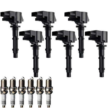 Ignition Coil and Iridium Spark Plugs for Mercedes Benz E-Class (2006-2011) 3.5L