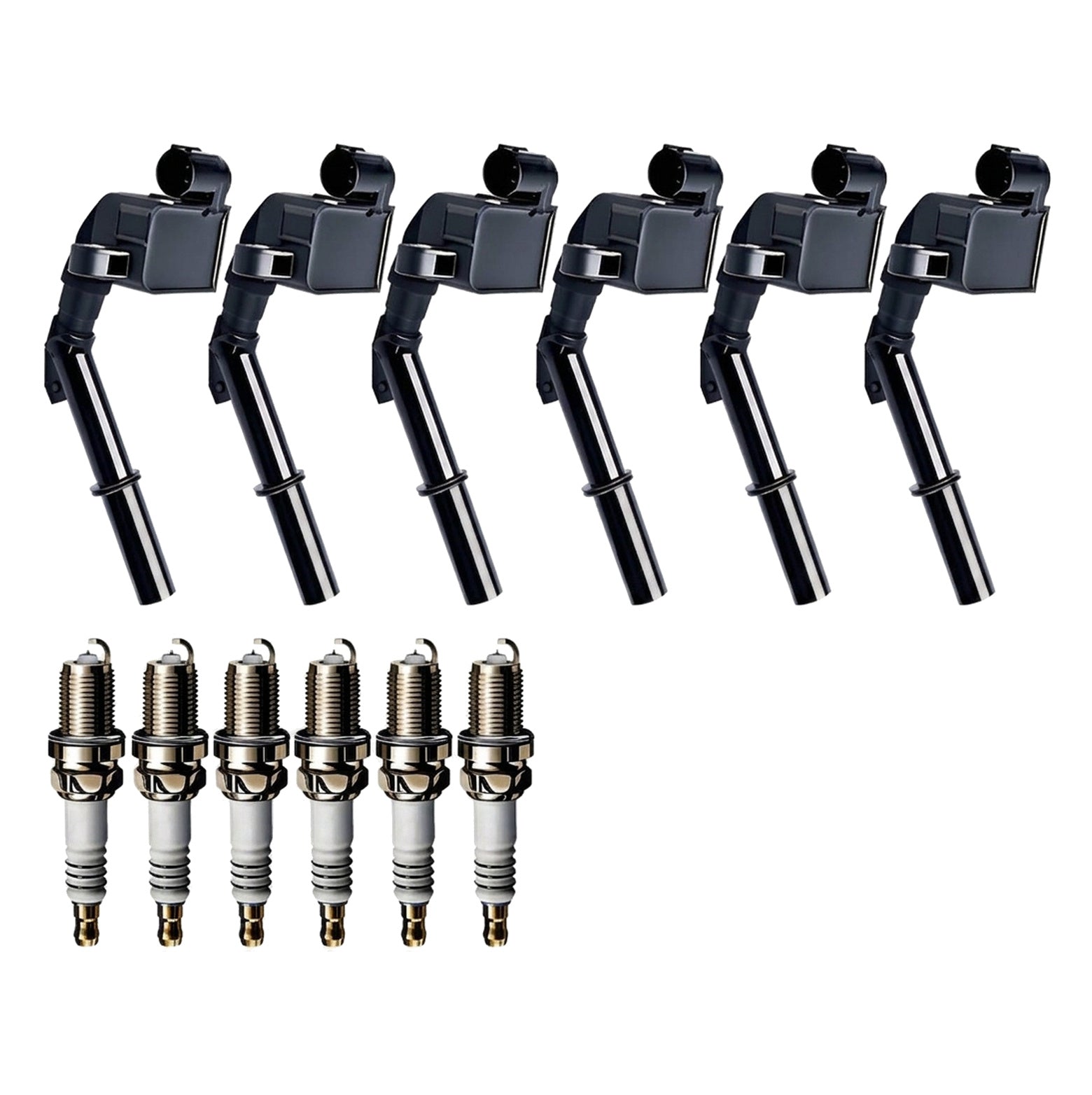 Ignition Coil and Iridium Spark Plugs for Mercedes Benz E-Class (2012-2016) 3.5L