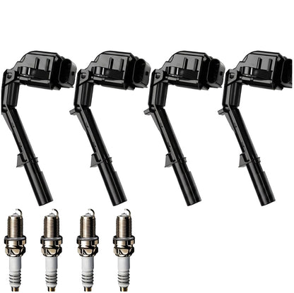 Ignition Coil and Iridium Spark Plugs for Mercedes Benz E-Class (2017-2019) 2.0L